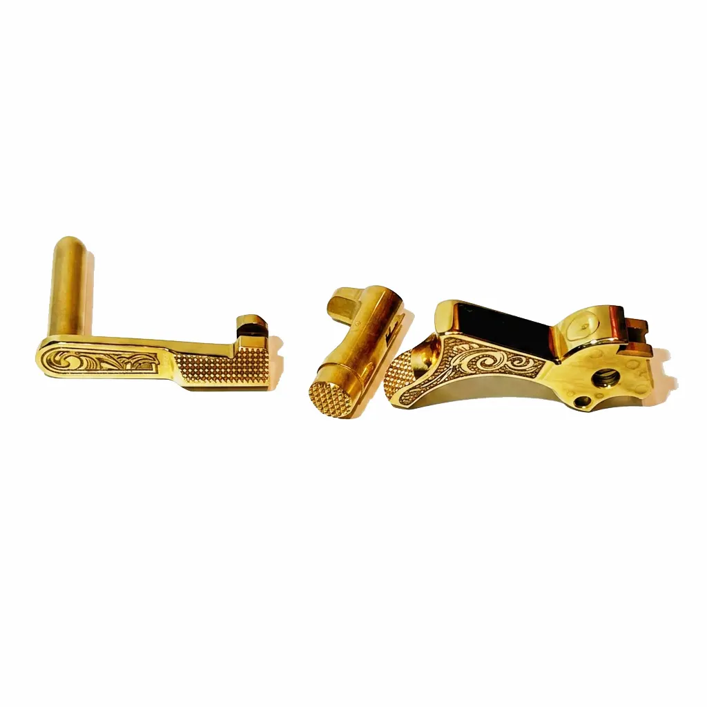 1911 Component Upgrade Set Scrollwork Gold
